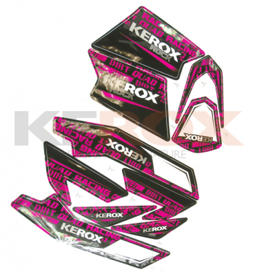 Kit décoration KEROX ROCK ROSE de pocket quad