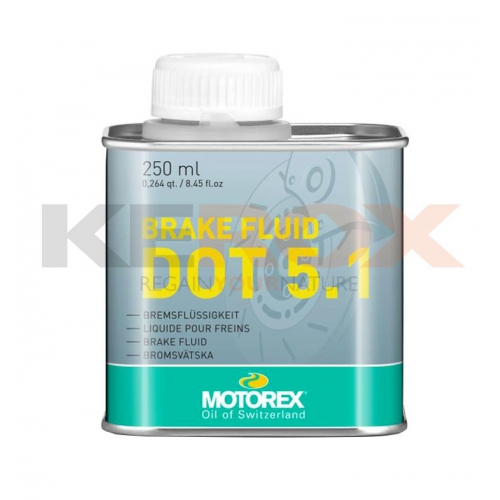 Liquide de frein DOT 5.1 MOTOREX 250ml