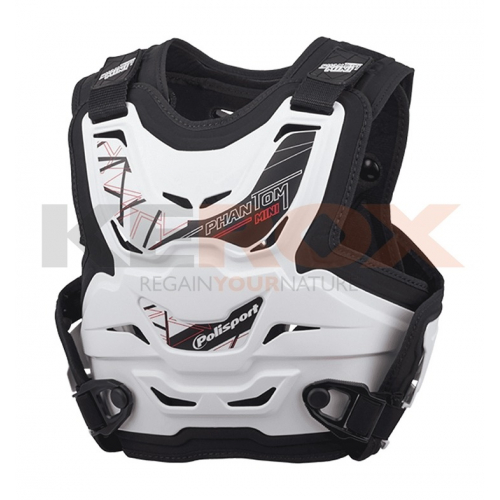 Plastron POLISPORT phantom mini BLANC Plastron POLISPORT phantom mini BLANC