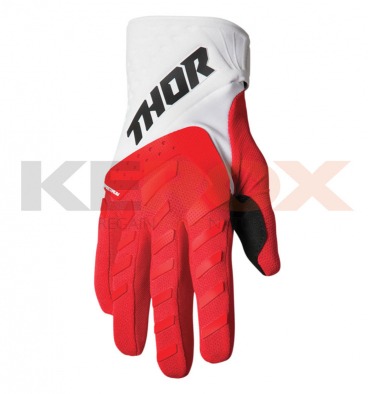 Gants enfant THOR SPECTRUM ROUGE/BLANC taille Y2XS