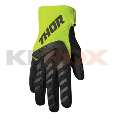 Gants enfant THOR SPECTRUM NOIR/ACID taille YS