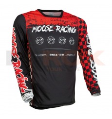 Maillot MOOSE RACING M1 ROUGE/NOIR taille 2XL