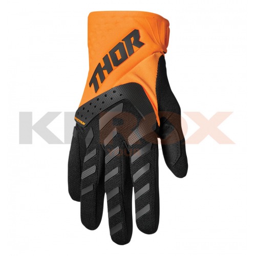 Gants enfant THOR SPECTRUM ORANGE/NOIR taille YM