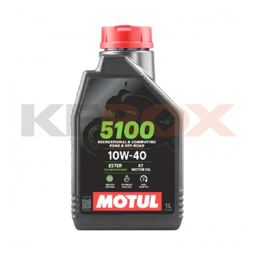 Huile moteur MOTUL 5100 10W40 4T 1 Litre