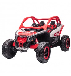 Buggy électrique enfant CAN AM MAVERICK 24V ROUGE KEROX