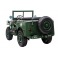 JEEP WILLYS 3 PLACES électrique enfant 24V VERT ARMÉE