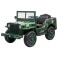 JEEP WILLYS 3 PLACES électrique enfant 24V VERT ARMÉE