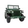 JEEP WILLYS 3 PLACES électrique enfant 24V VERT ARMÉE