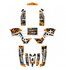 Kit décoration KEROX Bazooka orange quad enfant