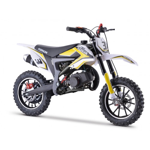 Pocket cross 50cc enfant KEROX Mico JAUNE