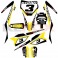 Kit décoration de moto pour enfant KEROX STORM 65 Jaune