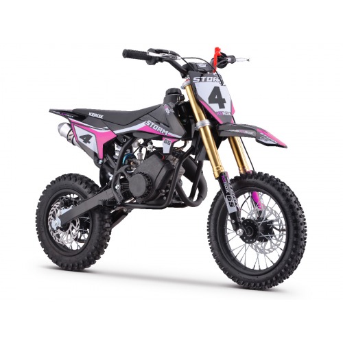 Moto enfant 65cc KEROX STORM ROSE