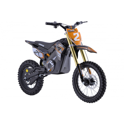 Pit Bike électrique 1300W enfant KEROX E-STORM ORANGE
