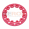Enjoliveur de roue rose pour pocket quad