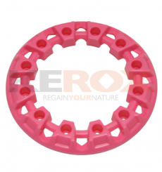 Enjoliveur de roue rose pour pocket quad