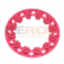 Enjoliveur de roue rose pour pocket quad