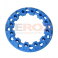 Enjoliveur de roue bleu pour pocket quad