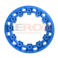 Enjoliveur de roue bleu pour pocket quad