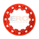 Enjoliveur de roue rouge pour pocket quad