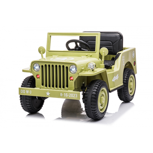 JEEP WILLYS enfant électrique 12V SABLE 1 PLACE KEROX