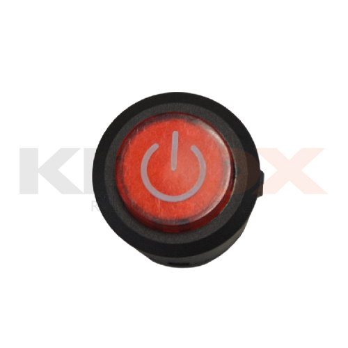 Contacteur on/off chromé 3 broches pour JEEP 24V