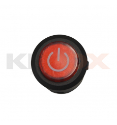 Contacteur on/off chromé 3 broches pour JEEP 24V