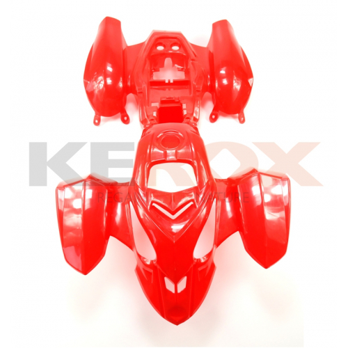 Kit plastique de Quad Raptor ROUGE