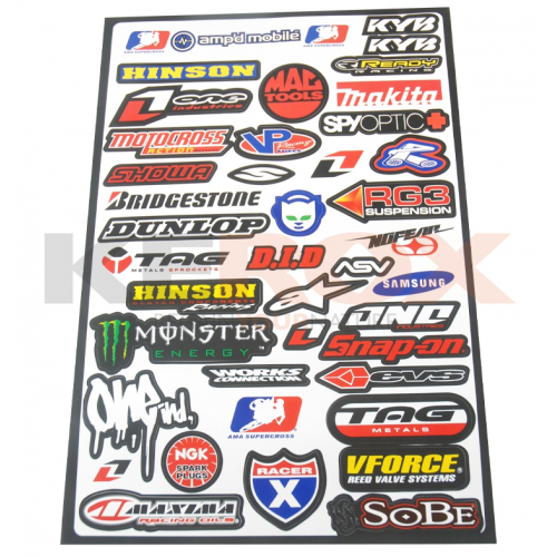 Stickers autocollants MARQUES MOTO